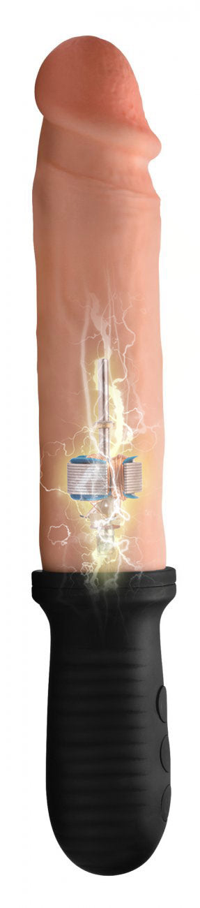8x Auto Pounder Vibrating And Thrusting Dildo With Handle