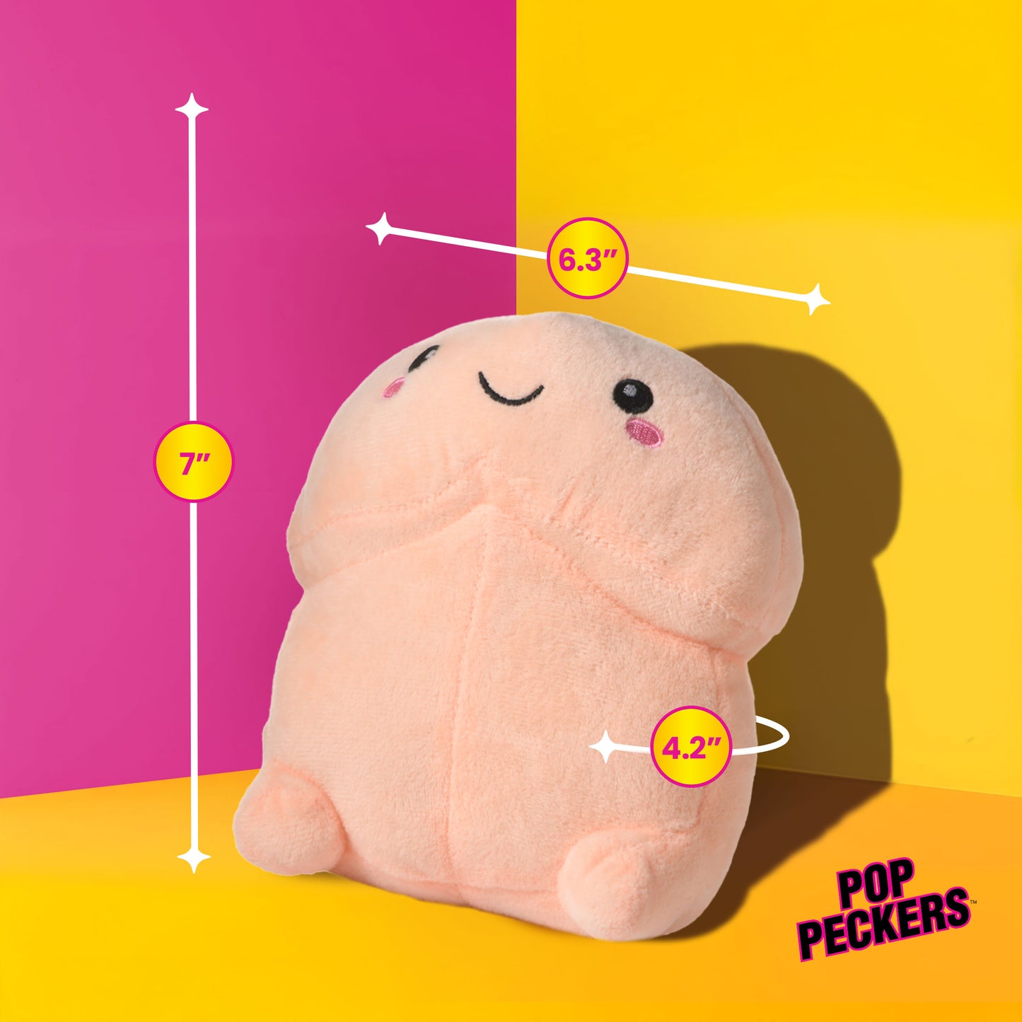 Chibi Happy Peckers Pillow