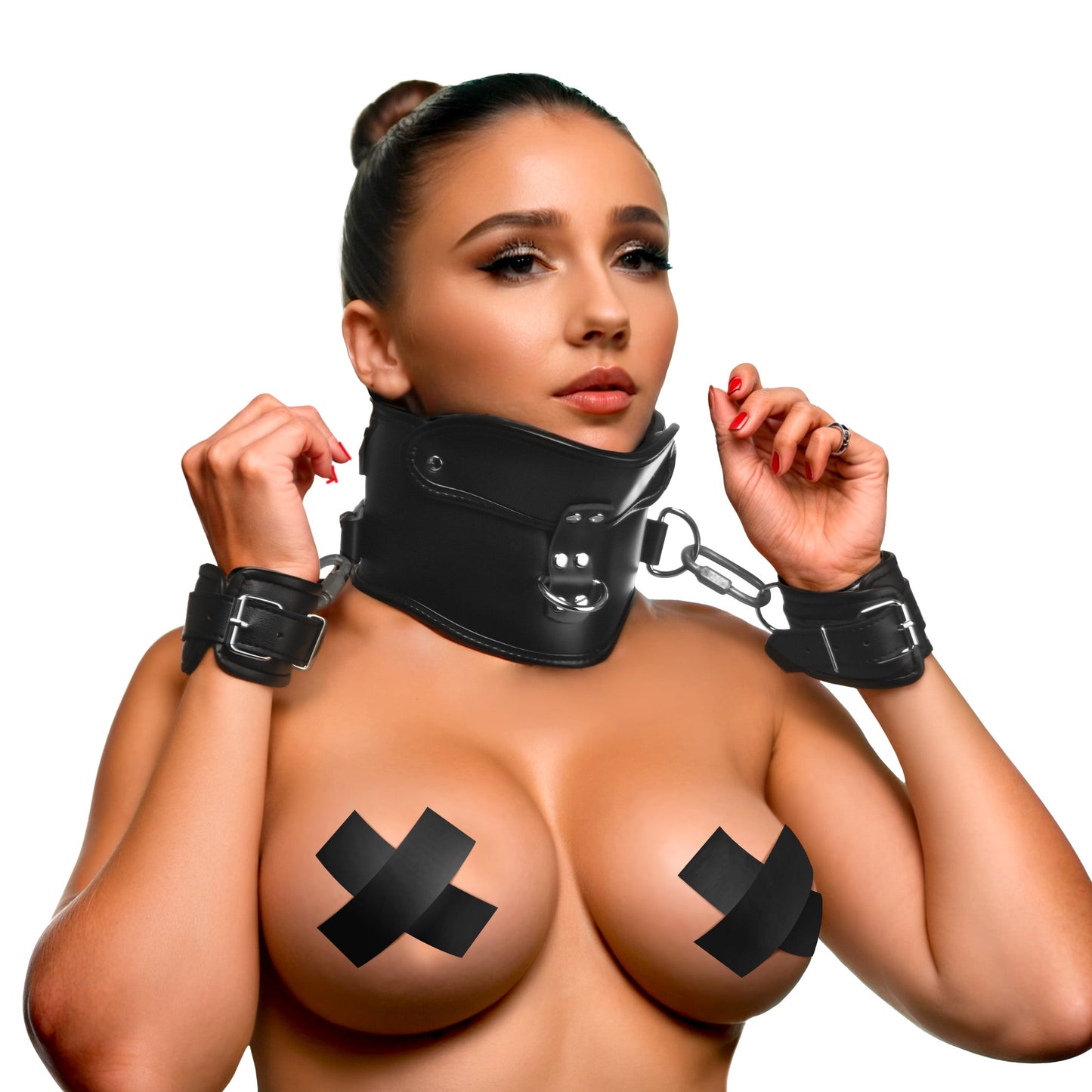 Rigid Locking Posture Collar W/ Chin Brace