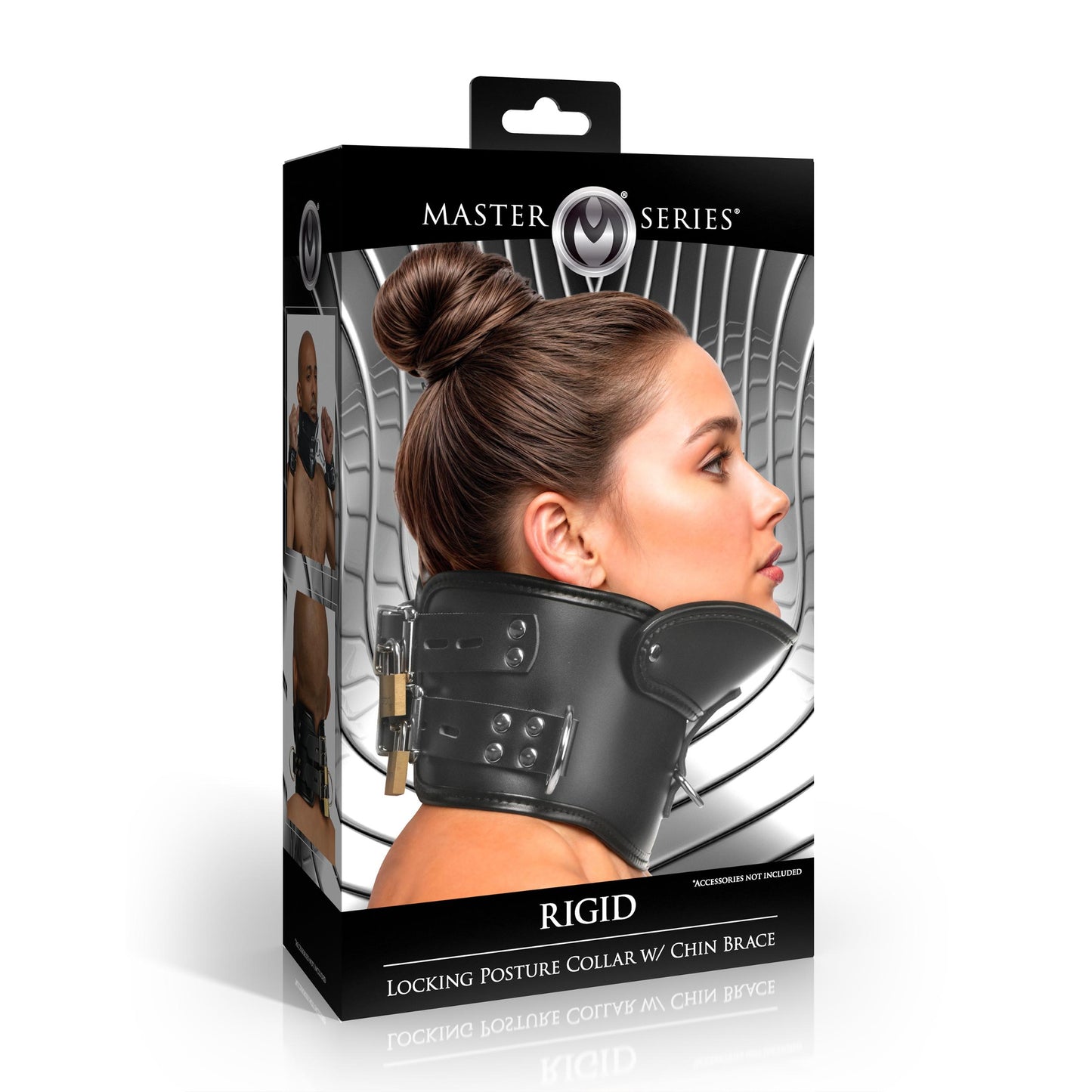 Rigid Locking Posture Collar W/ Chin Brace