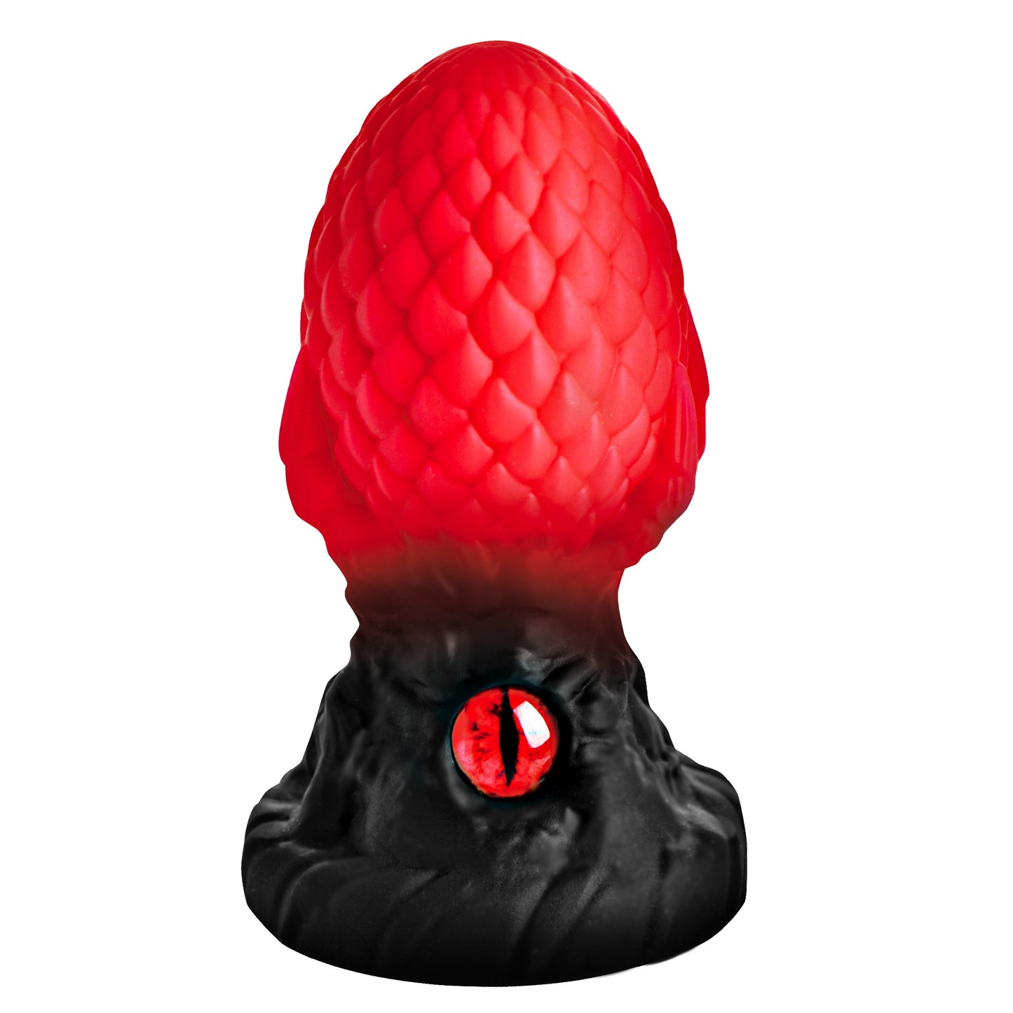 Eye Of The Dragon Silicone Butt Plug - Red