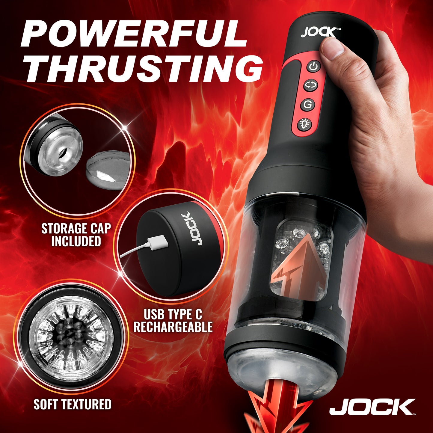 Auto Spin Spinning And Thrusting Masturbator