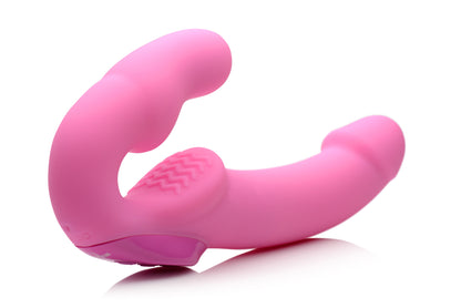 Urge Silicone Strapless Strap On With Remote