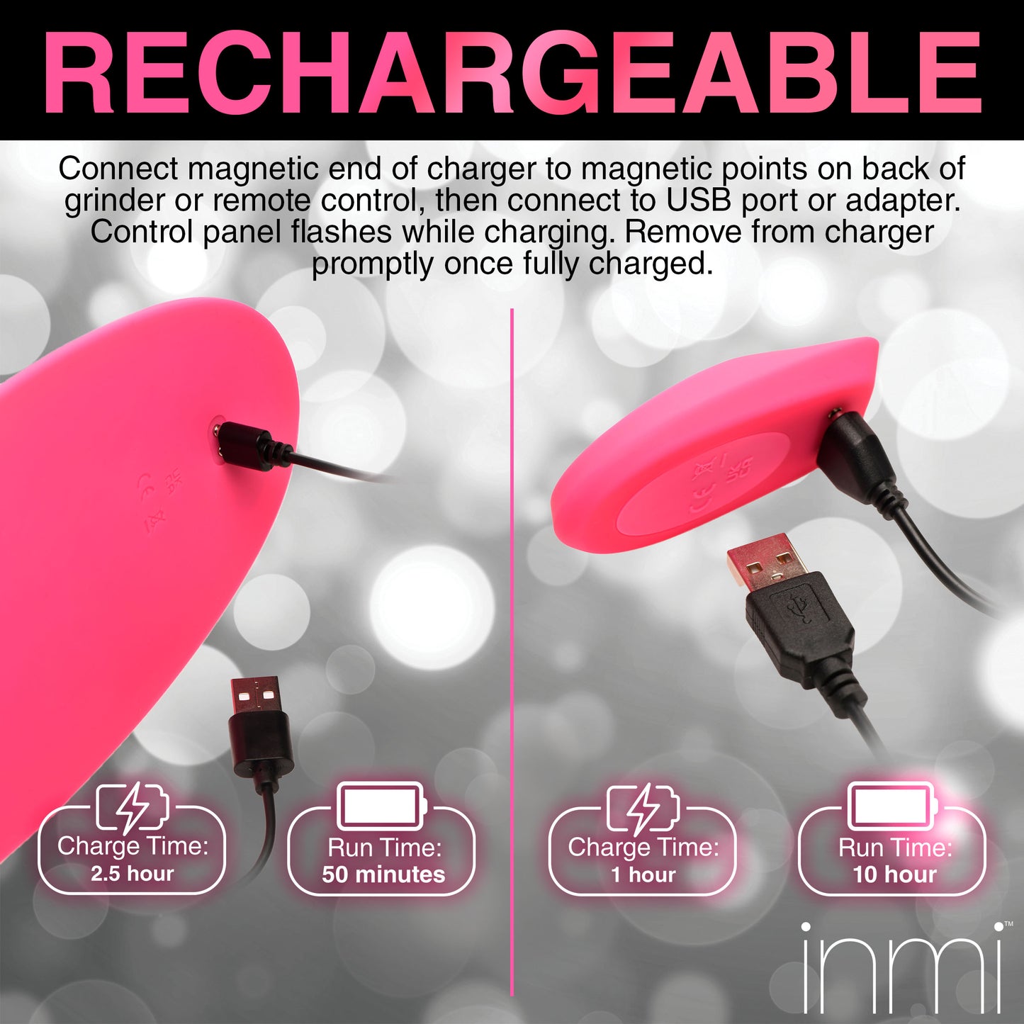 Spin N' Grind Rotating And Vibrating Silicone Sex Grinder