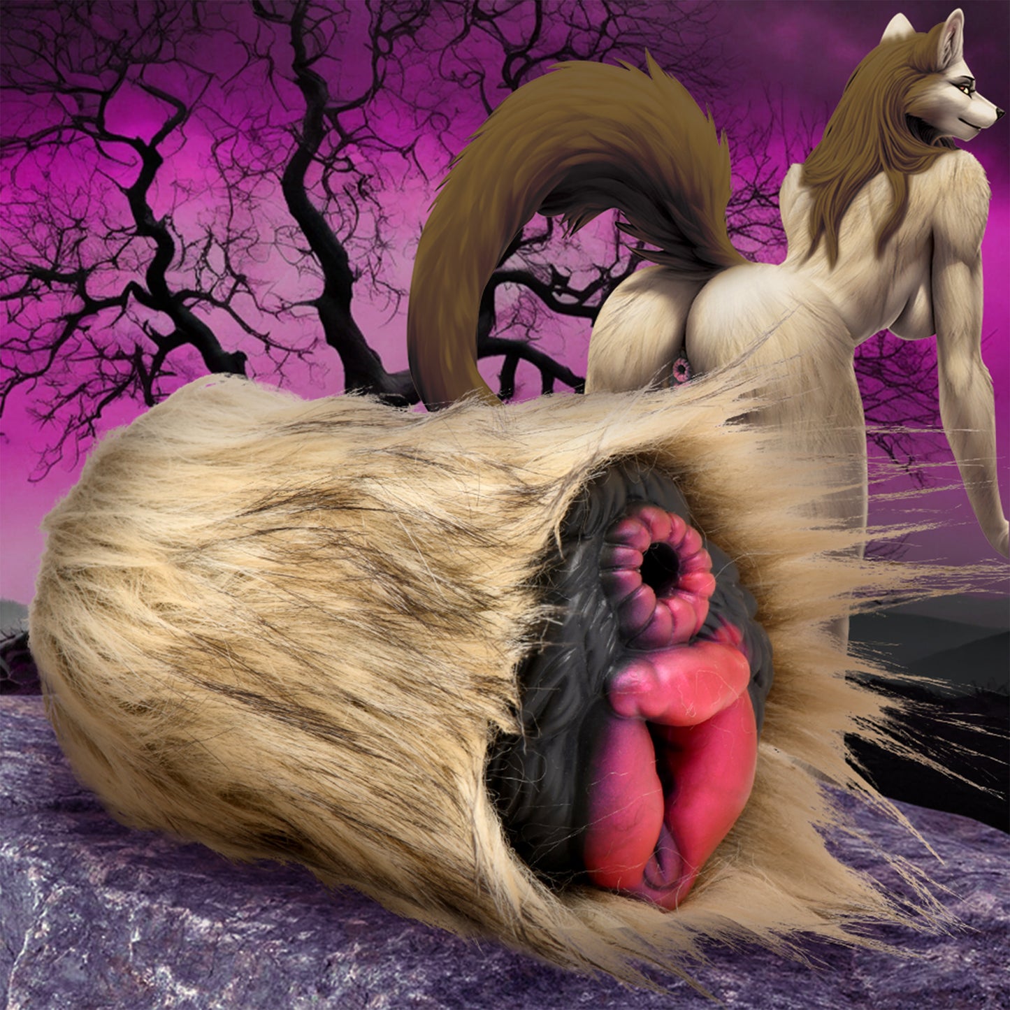 Savage She-wolf Silicone Stroker