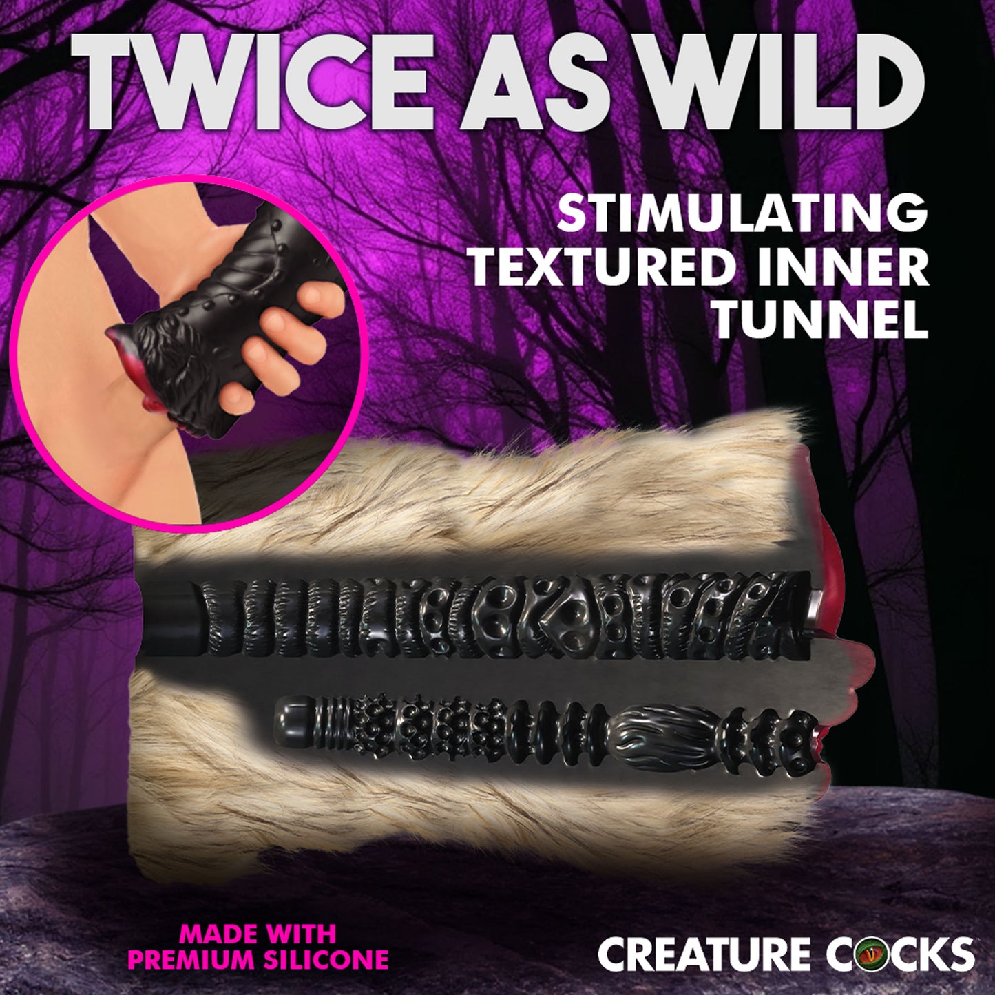 Savage She-wolf Silicone Stroker