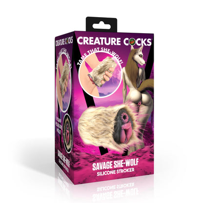 Savage She-wolf Silicone Stroker