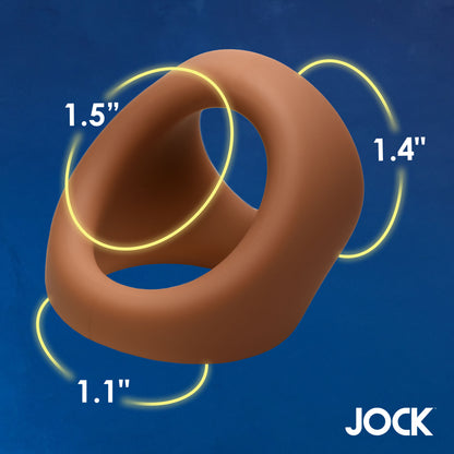 Jock Silicone Cock & Ball Ring - Medium